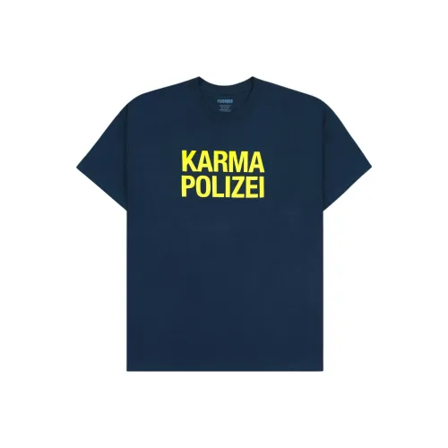 PLEASURES T-рубашка мужская морской синий