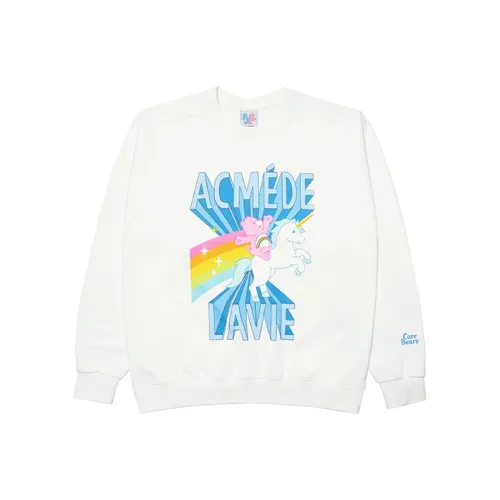 Acme De La Vie Acme De La Vie X Care Bears Белый Унисекс Свитшоты