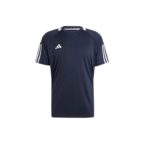 Adidas AEROREADY SERENO T Рубашка Мужская Легенда Чернила Синий Белый