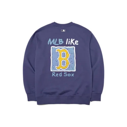 MLB Boston Red Sox Темно-фиолетовый Унисекс Свитшоты