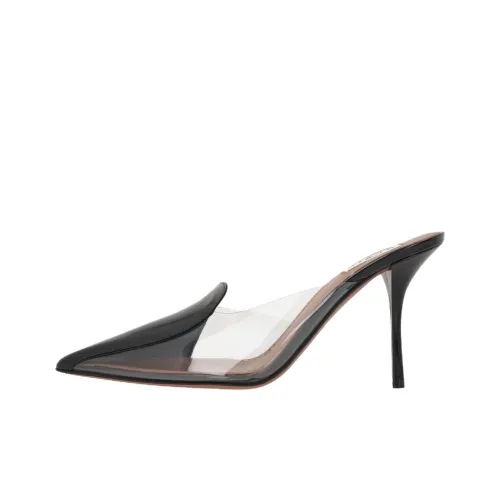 Alaia Резиновая подошва противоскользящие домашние тапочки женские черные