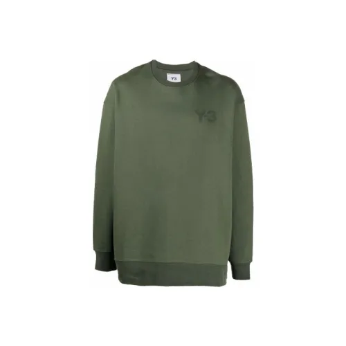 Y 3 Зеленый Мужской Свитшот