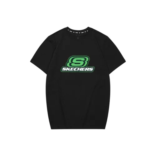 Skechers Углерод Черный Мужская T-Рубашка