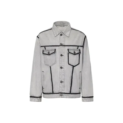 GTRG Серый Унисекс Джинсовые куртки