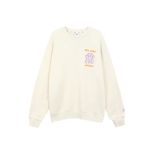 Mlb Base Logo Свитшот Унисекс Кремово-Белый