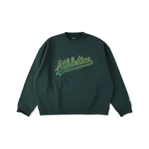 MLB x WIND AND SEA Oakland Sports Team Толстовка Унисекс Зеленый