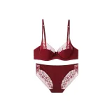 Бордовый комплект одежды [Легкий, способствующий похудению на 0,2 см]