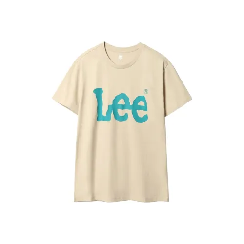 Мужская футболка Lee co-branded, бежевого цвета