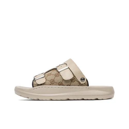 Zuogedu Пляжные сандалии Мужские Бежевые