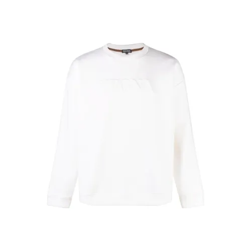Ermenegildo Zegna Белый Мужской Свитшот