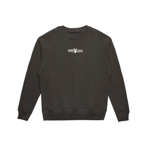 SSSAINT LOUIS SSSAINT LOUIS X Playboy Co Branded SERIES Промытый черный Унисекс Свитшоты