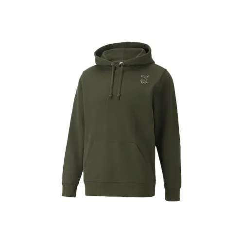 PUMA Зеленый Унисекс Свитшоты