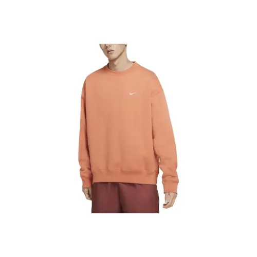 Nike Soft Orange Men's Sweatshirts Найк Soft Orange Мужские Толстовки