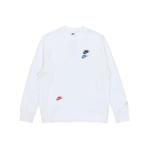 Nike Белый Мужской Свитшот