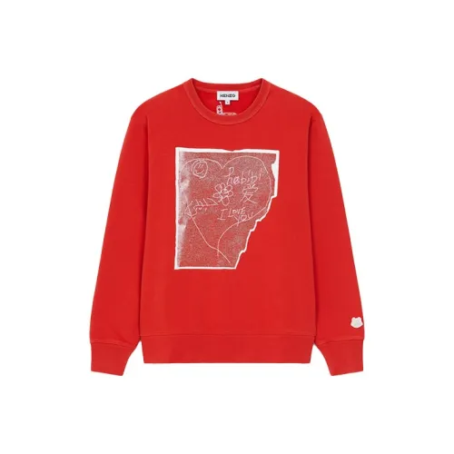 KENZO Красный Унисекс Свитшоты