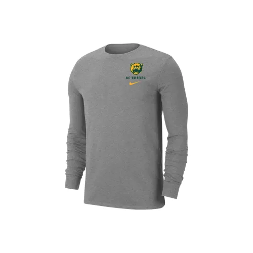 nike Мужская рубашка с длинным рукавом мужская серая