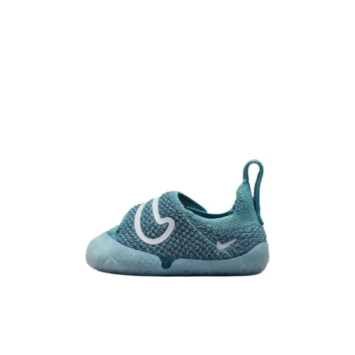Nike Swoosh 1 Slip Resistant Abrasion Resistant Низкий Топ Обувь для малышей Синий Infant And Toddler