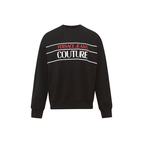 VERSACE JEANS Мужские черные свитшоты