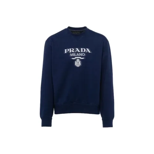 PRADA SS23 Толстовка Мужской Синий