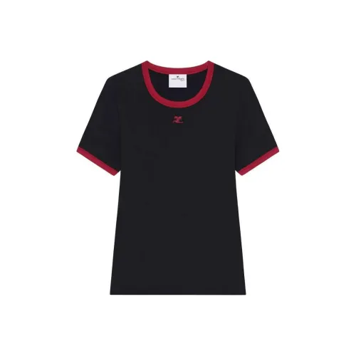 COURREGES Мужские черные T-рубашки