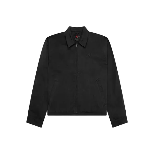 Джордан x NAIJIEER·XIERWEISITE LIANMINGKUAN SS25 Куртки Пальто Унисекс Черный