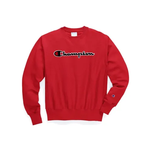 Champion Толстовка Американская версия Унисекс Красный