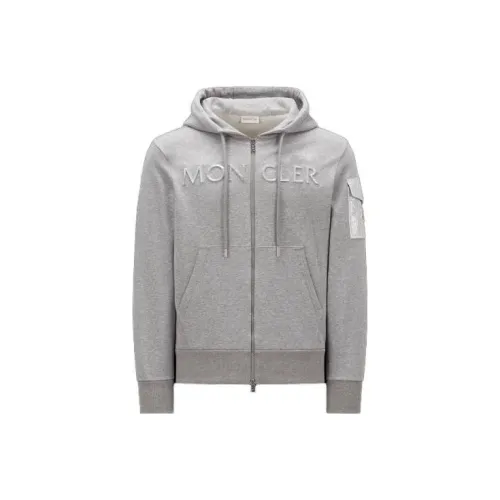 MONCLER Серый Мужской Свитшот