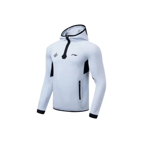 LINING Sports Basketball Collection Стандартный Белый Мужской Свитшот