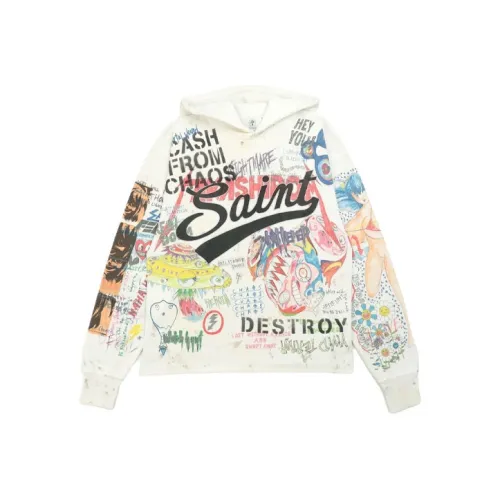SAINT Mxxxxxx Белый Унисекс Свитшоты