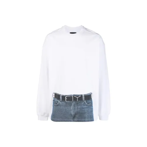 Y/Project Белый Мужской Свитшот