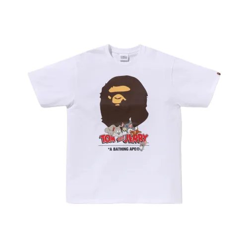 A BATHING APE Том и Джерри Co Бренд Модель T Рубашка Унисекс