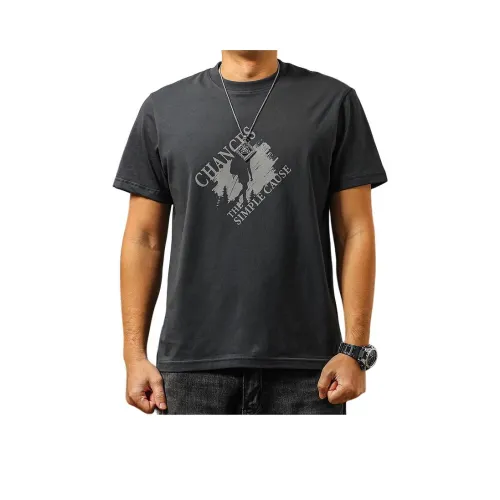 JIYAN Мужская футболка с коротким рукавом