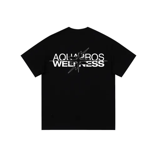AQUAPROS Черная унисекс футболка