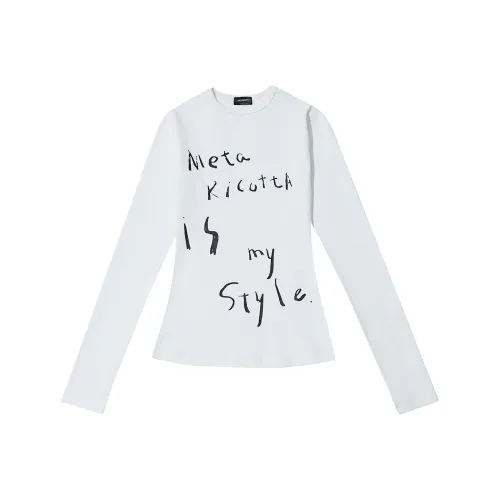 METARICOTTA T-Shirt Унисекс Белый