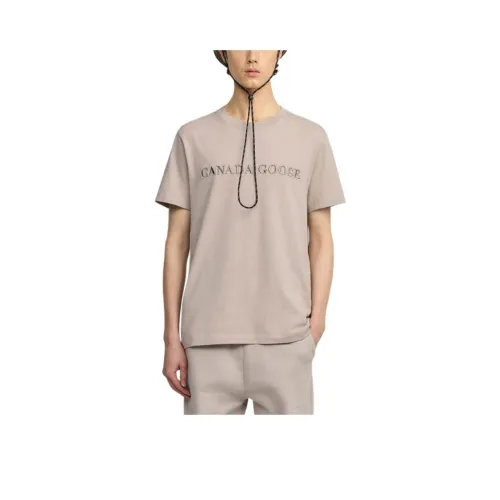 Canada Goose Emerson Series SS25 T Рубашка Мужская Lime Gray