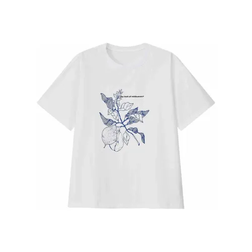 YOSHIYOYI Белая унисекс футболка