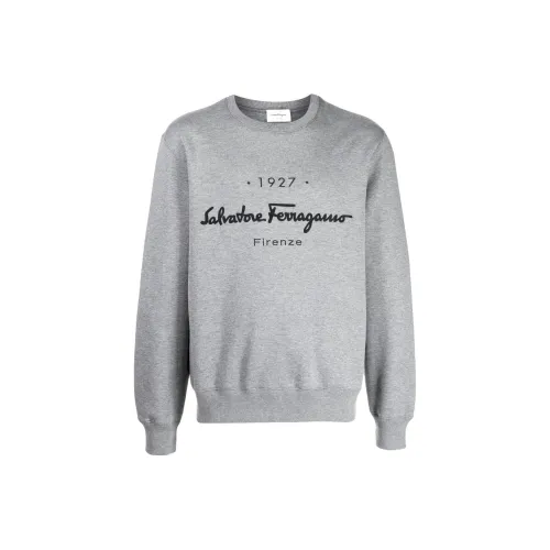 FERRAGAMO Свитшот Мужской Серый