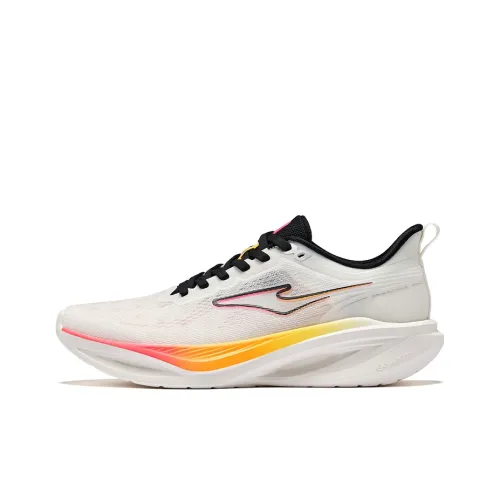 Erke Амортизация Легкий Низкий Топ Городской Коммутирование Беговые кроссовки Мужской Микрокристаллический Белый Глубокий Черный