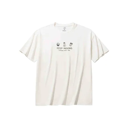 ANTA Sports Lifestyle Collection Lifestyle Collection T-Shirt Унисекс Теплый Нефритовый Белый