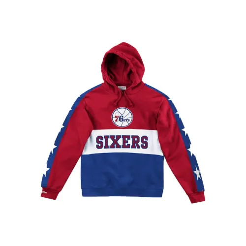 Mitchell Ness Красный синий Унисекс Свитшоты