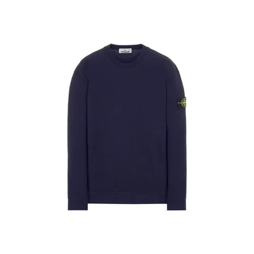 STONE ISLAND Толстовка Мужская Морской Синий