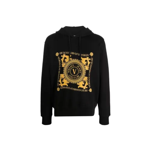 VERSACE JEANS Мужские черные свитшоты