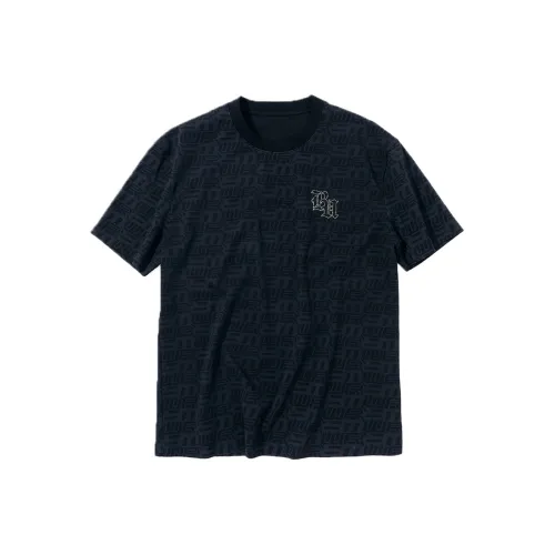 Mr.Bu T Рубашка Мужская Черная Роял