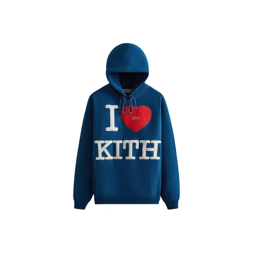 KITH Collaboration Морской Синий Мужские Толстовки