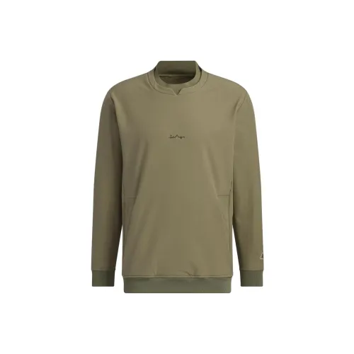 Adidas Оливково-зеленый Мужской Свитшот