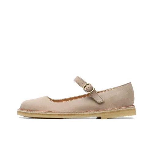Clarks Desert Simple Love Flat Mary Jane Women's Gray