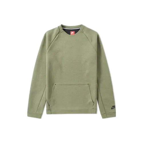 Nike Армейский зеленый Мужской Свитшот