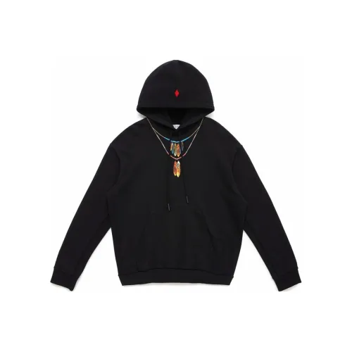 MARCELO BURLON Черные Мужские Свитшоты