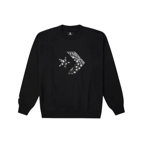 Конверс Черные Мужские Свитшоты