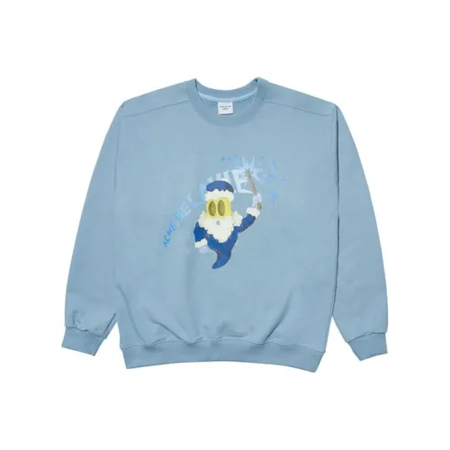 Acme De La Vie ADLV Круглый вырез Свободный крой Свитшот Унисекс Синий